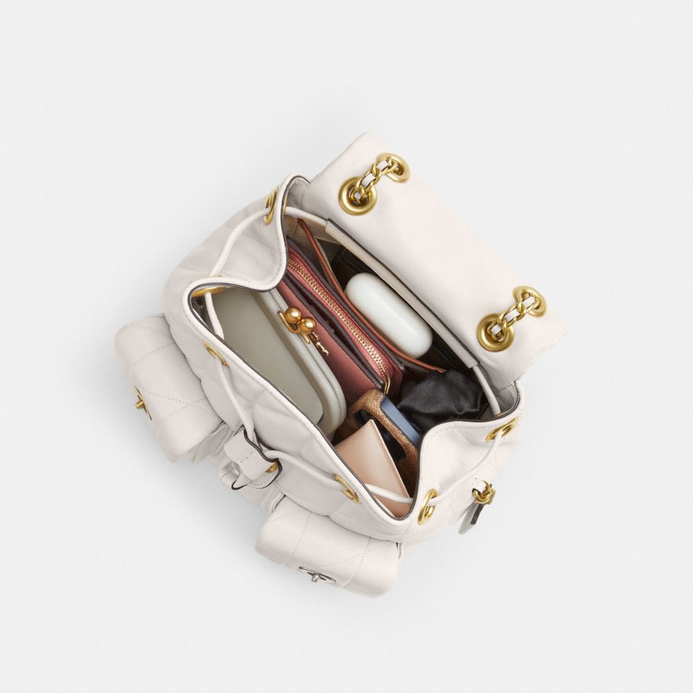 Tabby Backpack With Pillow Quilting