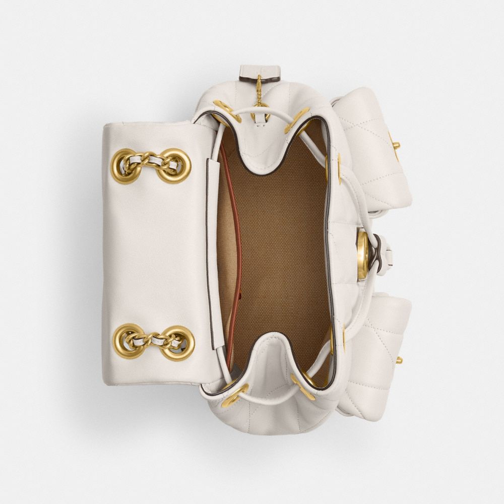 Tabby Backpack With Pillow Quilting