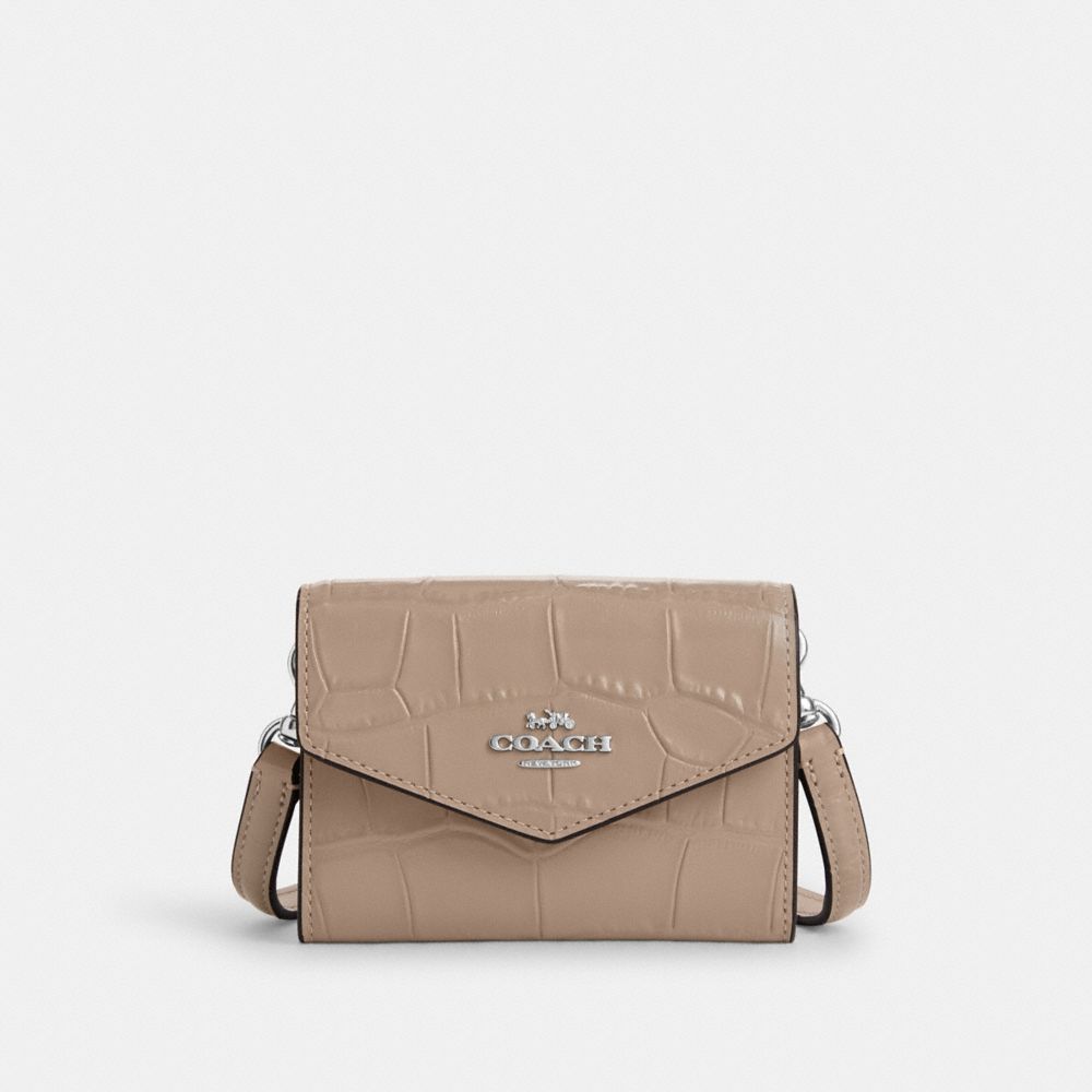 Mini Envelope Wallet With Strap
