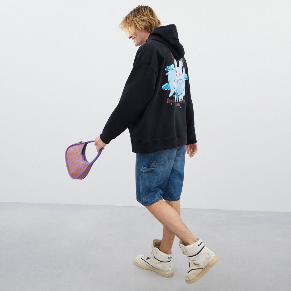 Ergo Bag In Checkerboard Upcrafted Leather