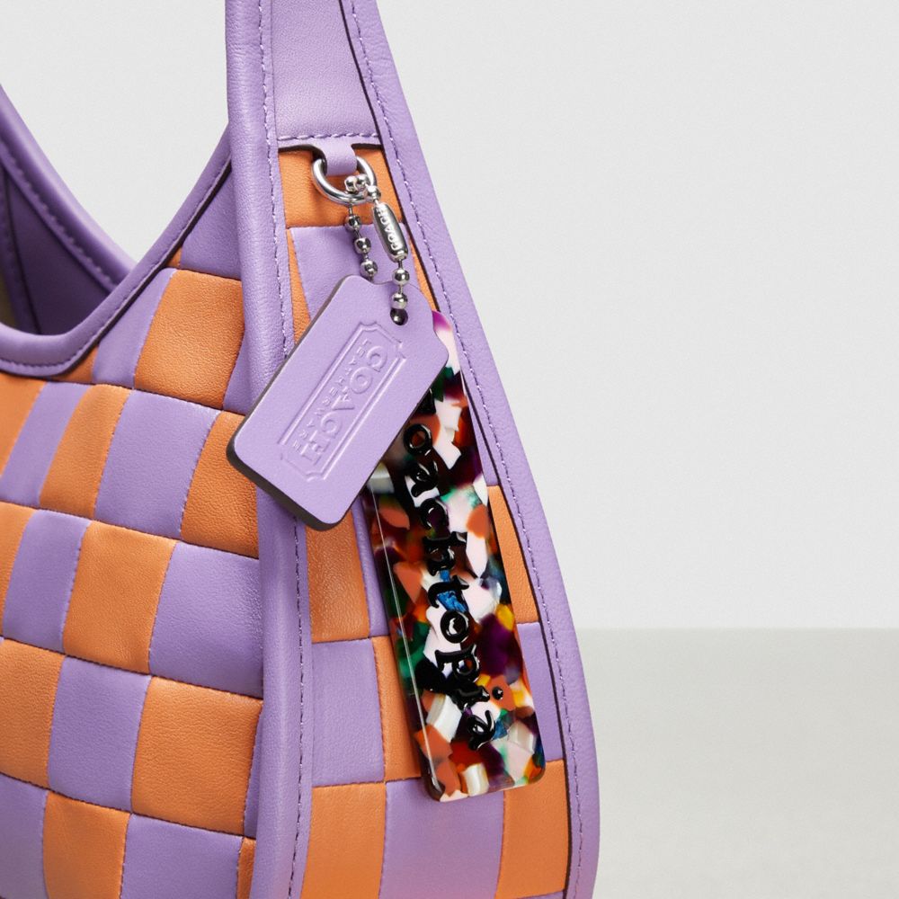 Ergo Bag In Checkerboard Upcrafted Leather