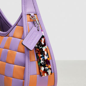 Ergo Bag In Checkerboard Upcrafted Leather