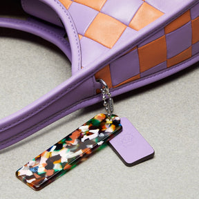 Ergo Bag In Checkerboard Upcrafted Leather