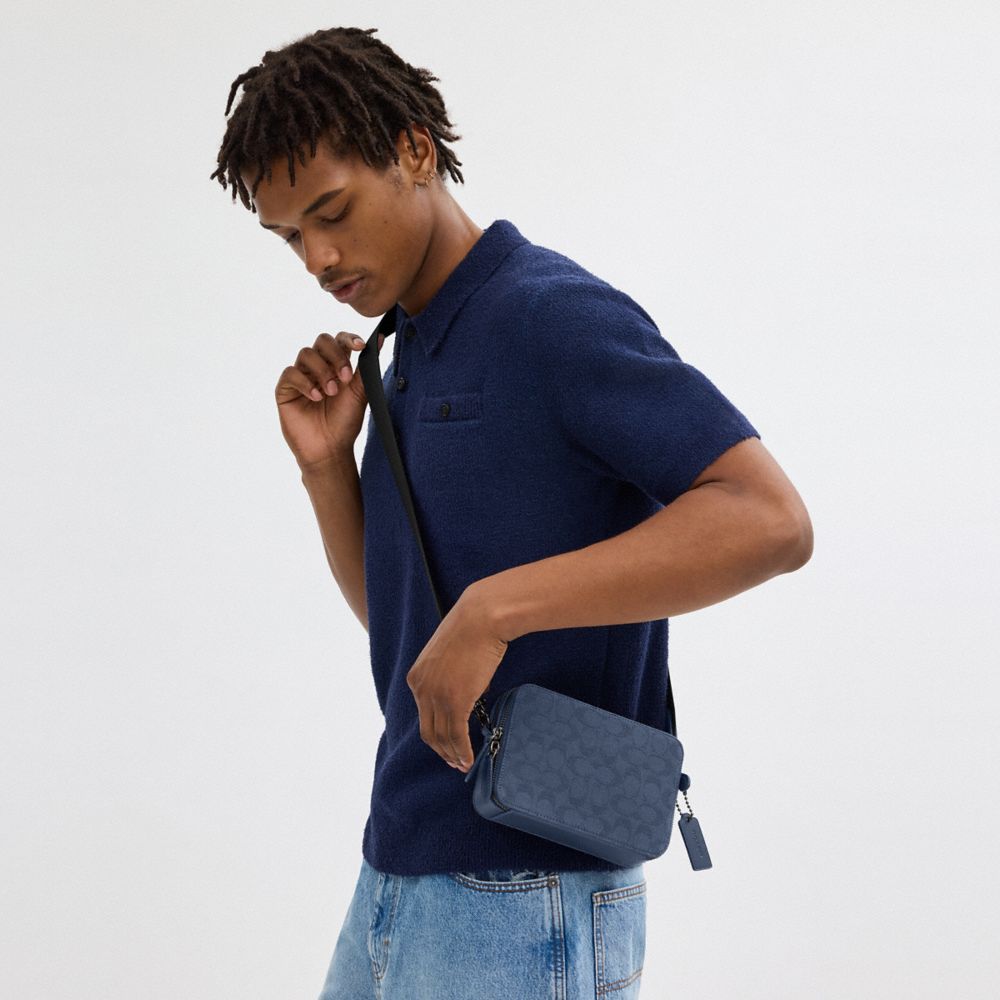 Charter Crossbody Bag 19 In Signature Canvas Jacquard