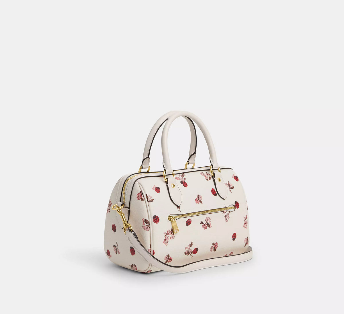 Coach Rowan Satchel Bag With Ladybug Floral Print - Bags | Shop From The Mirage