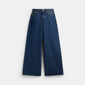 Baggy Denim Pants In Organic Cotton