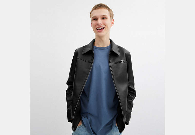 Heritage C Lightweight Leather Jacket