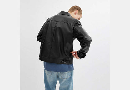 Heritage C Lightweight Leather Jacket