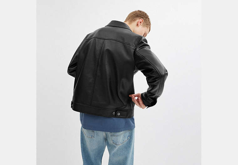Heritage C Lightweight Leather Jacket