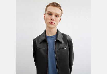 Heritage C Lightweight Leather Jacket