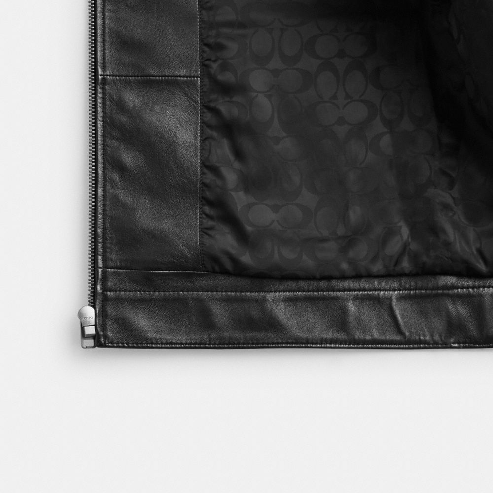 Heritage C Lightweight Leather Jacket