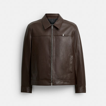 Heritage C Lightweight Leather Jacket
