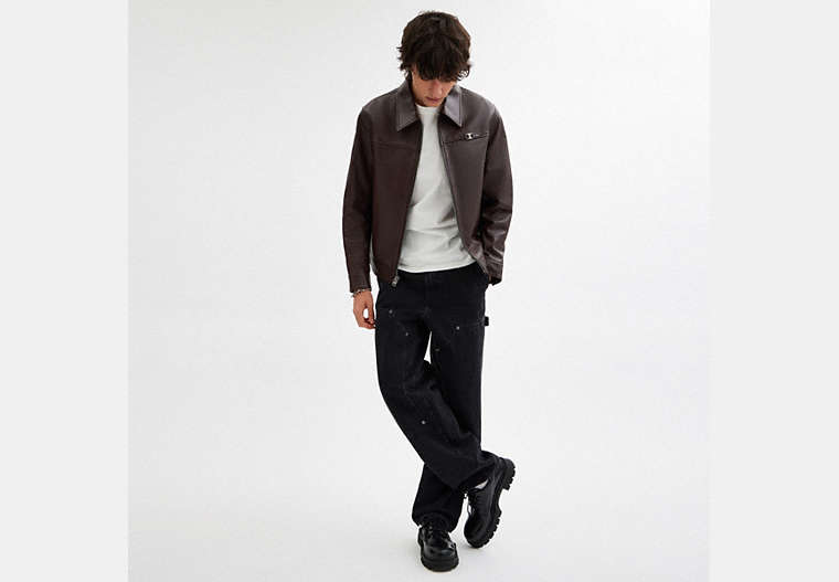 Heritage C Lightweight Leather Jacket