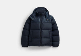 Down Puffer Jacket In Recycled Polyester