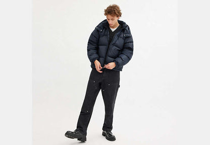 Down Puffer Jacket In Recycled Polyester