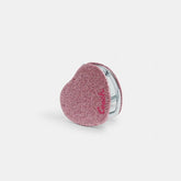 Glitter Heart Compact Mirror