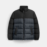 Signature Down Jacket In Recycled Polyester