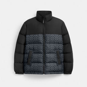 Signature Down Jacket In Recycled Polyester