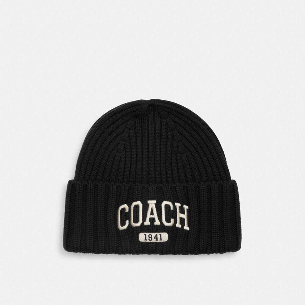 Coach 1941 Embroidered Knit Beanie