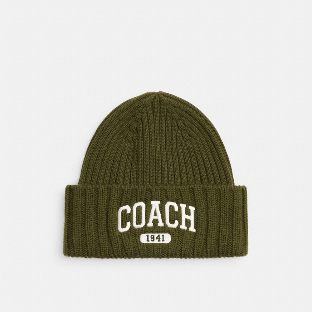 Coach 1941 Embroidered Knit Beanie