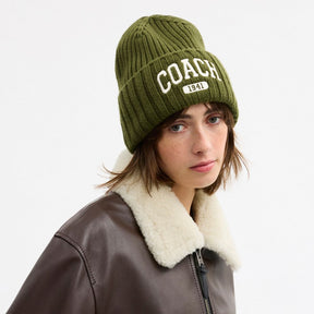 Coach 1941 Embroidered Knit Beanie