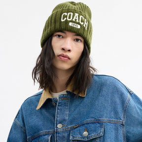 Coach 1941 Embroidered Knit Beanie