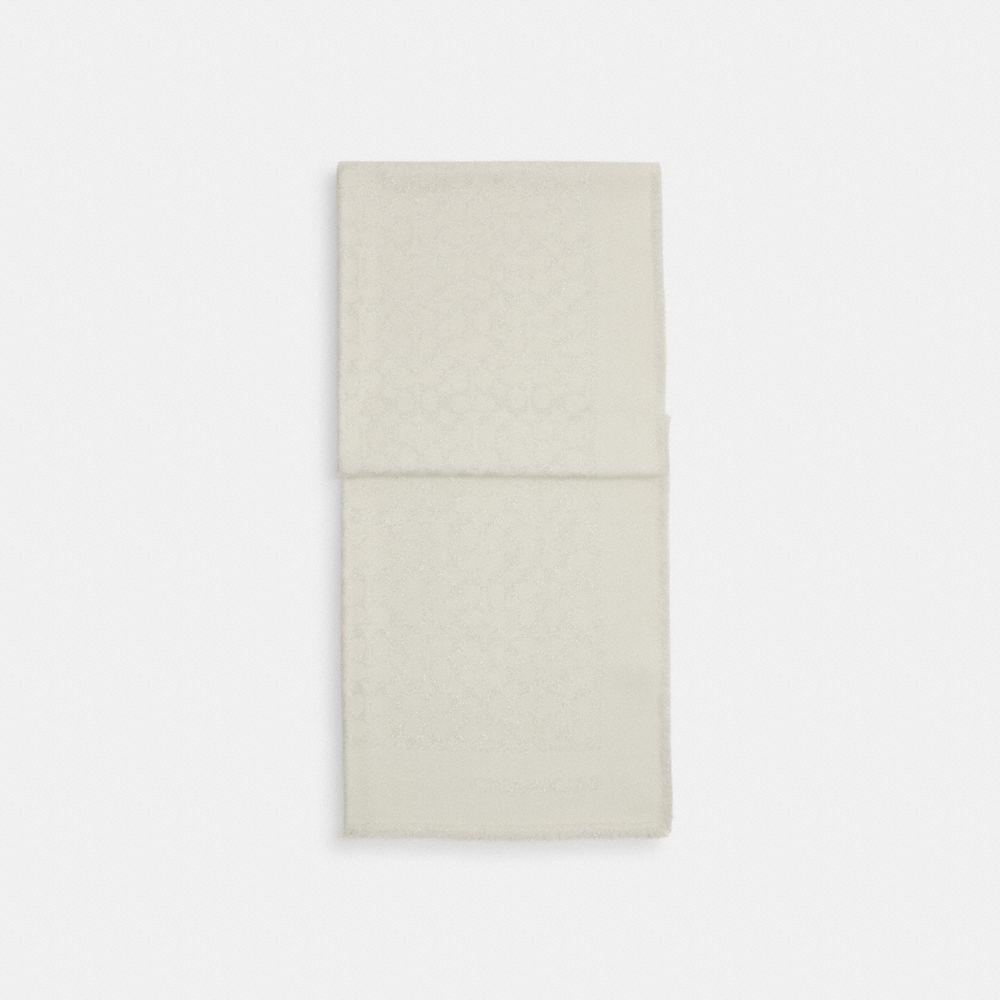 Signature Metallic Oblong Scarf