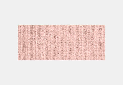 Knit Beanie With Leather Patch