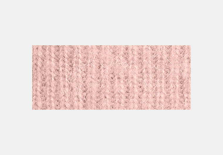 Knit Beanie With Leather Patch