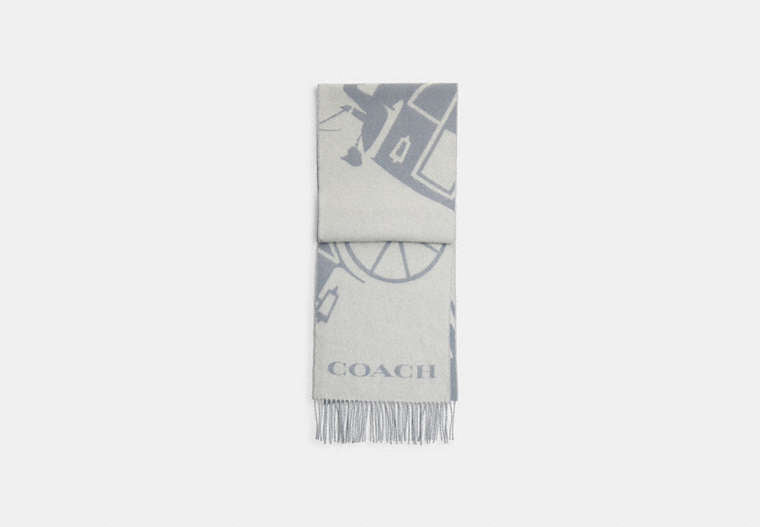 Horse And Carriage Cashmere Muffler