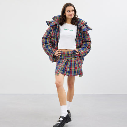 Coachtopia Loop Mini Skirt With Plaid Pattern
