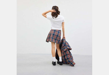 Coachtopia Loop Mini Skirt With Plaid Pattern