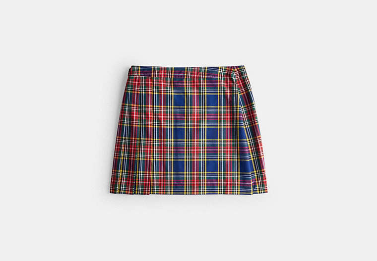 Coachtopia Loop Mini Skirt With Plaid Pattern