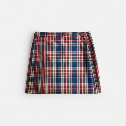 Coachtopia Loop Mini Skirt With Plaid Pattern