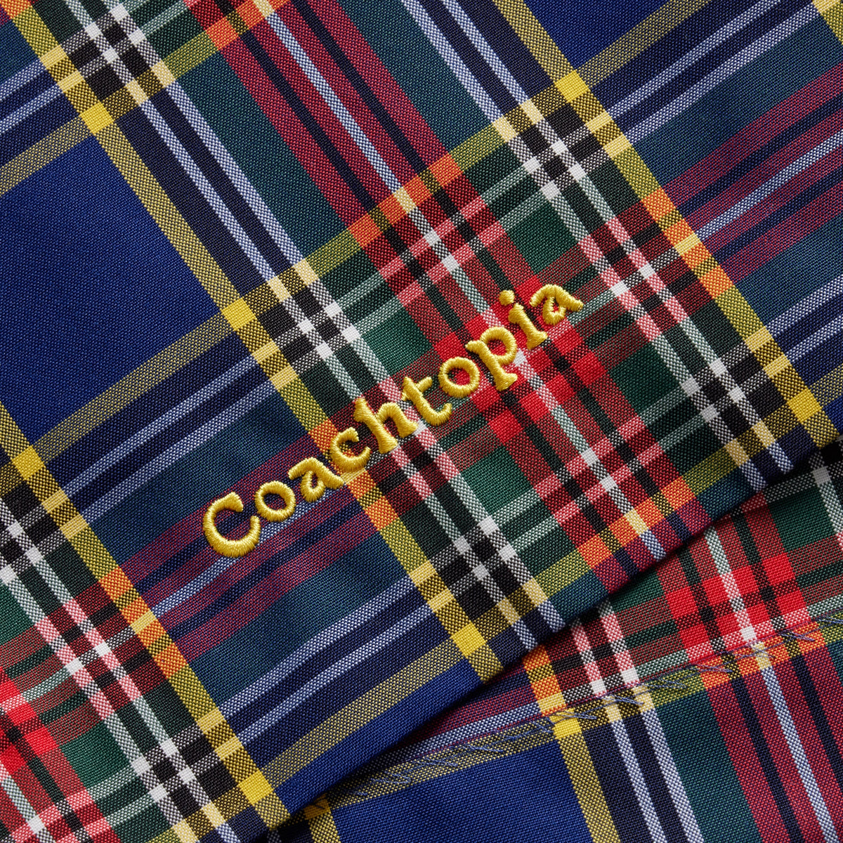 Coachtopia Loop Mini Skirt With Plaid Pattern