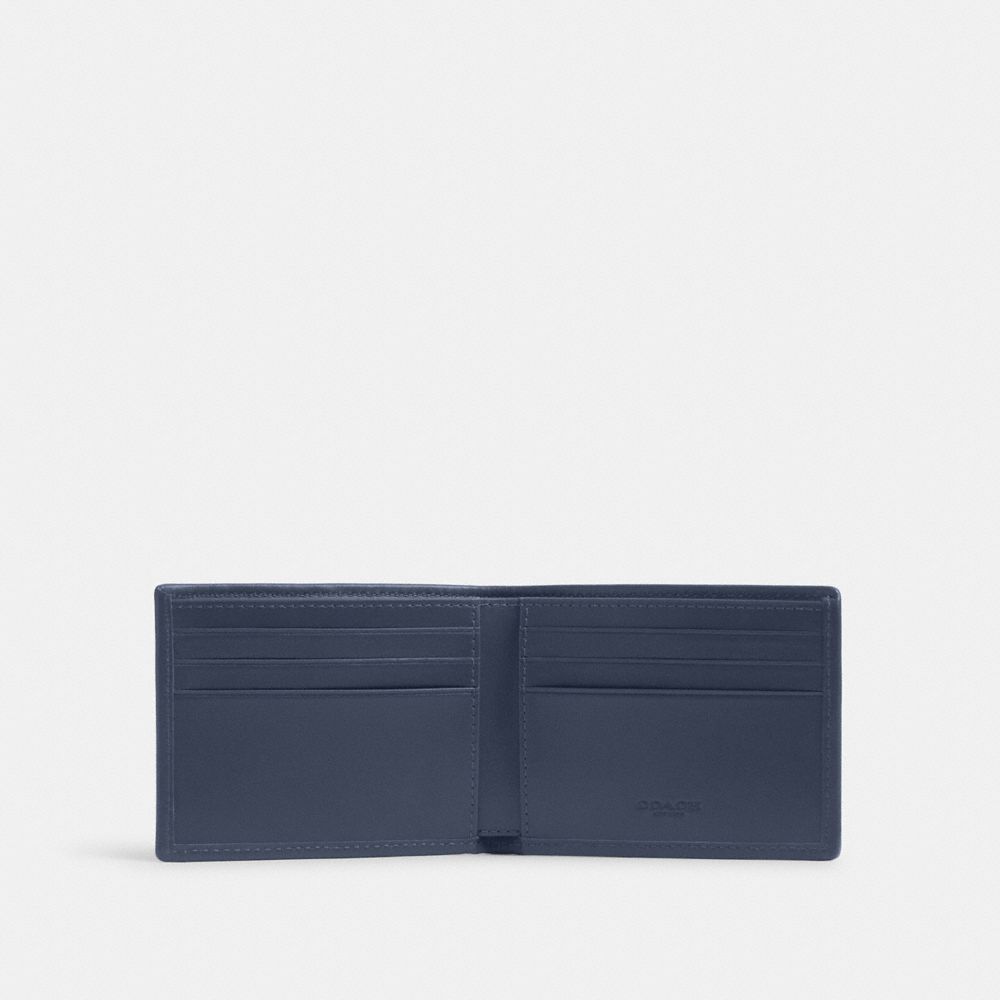 Slim Billfold Wallet In Signature Canvas Jacquard