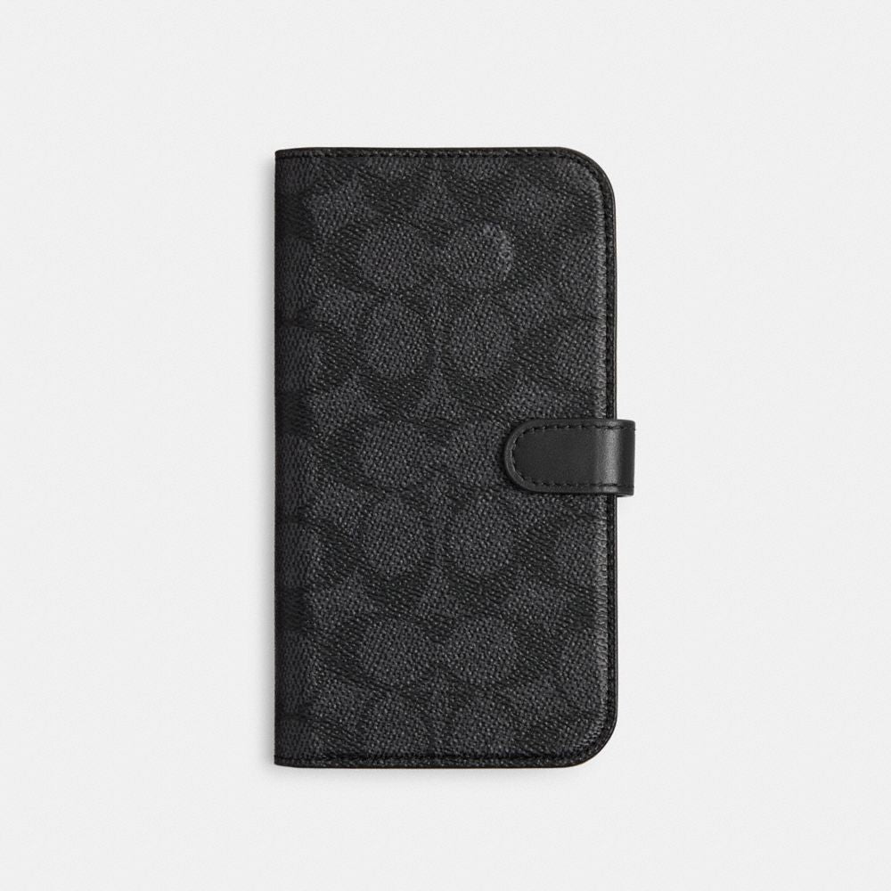 Iphone 15 Folio In Signature Canvas