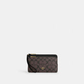 Double Zip Wallet In Signature Canvas