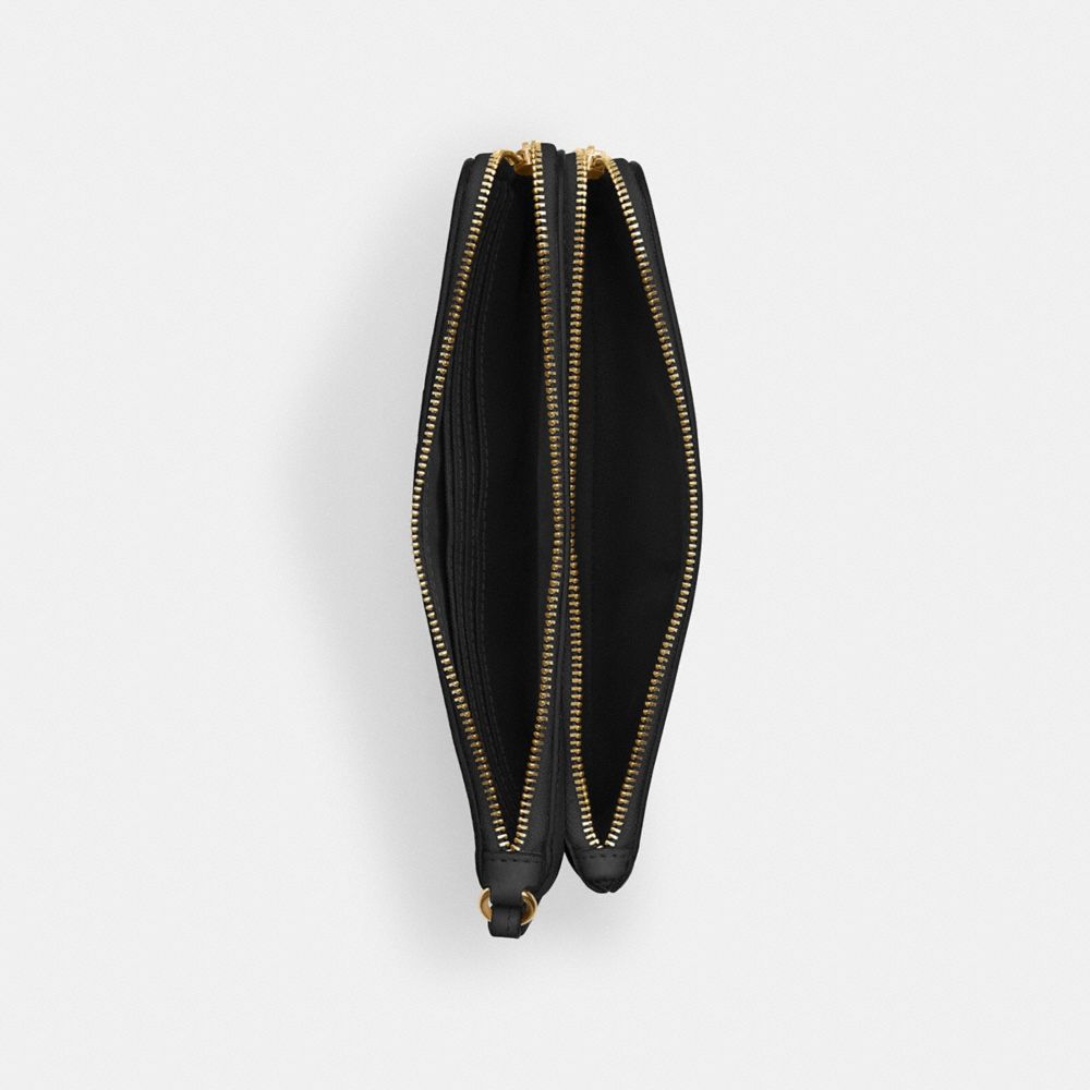 Double Zip Wallet In Signature Canvas