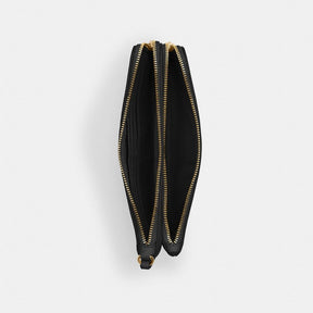 Double Zip Wallet In Signature Canvas