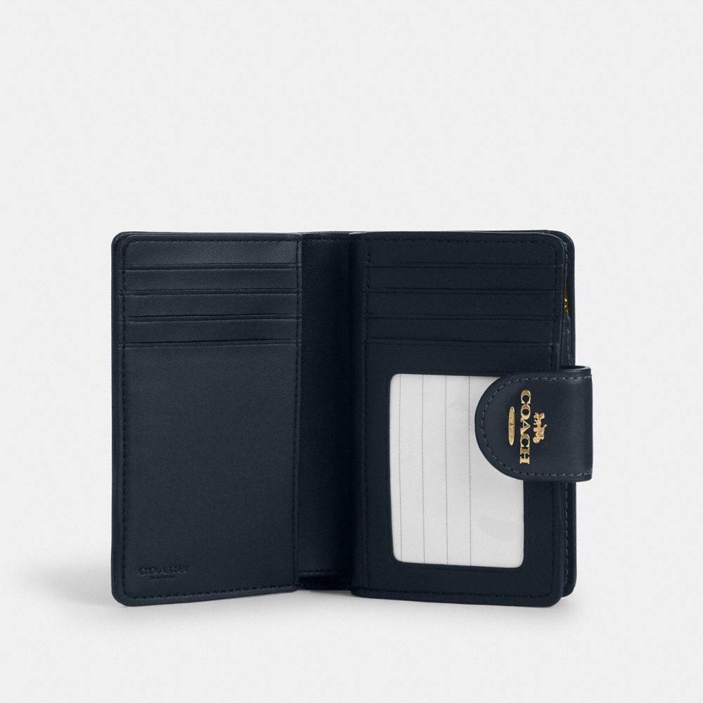 Medium Corner Zip Wallet In Signature Jacquard