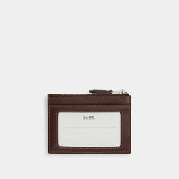 Mini Skinny Id Case In Signature Jacquard