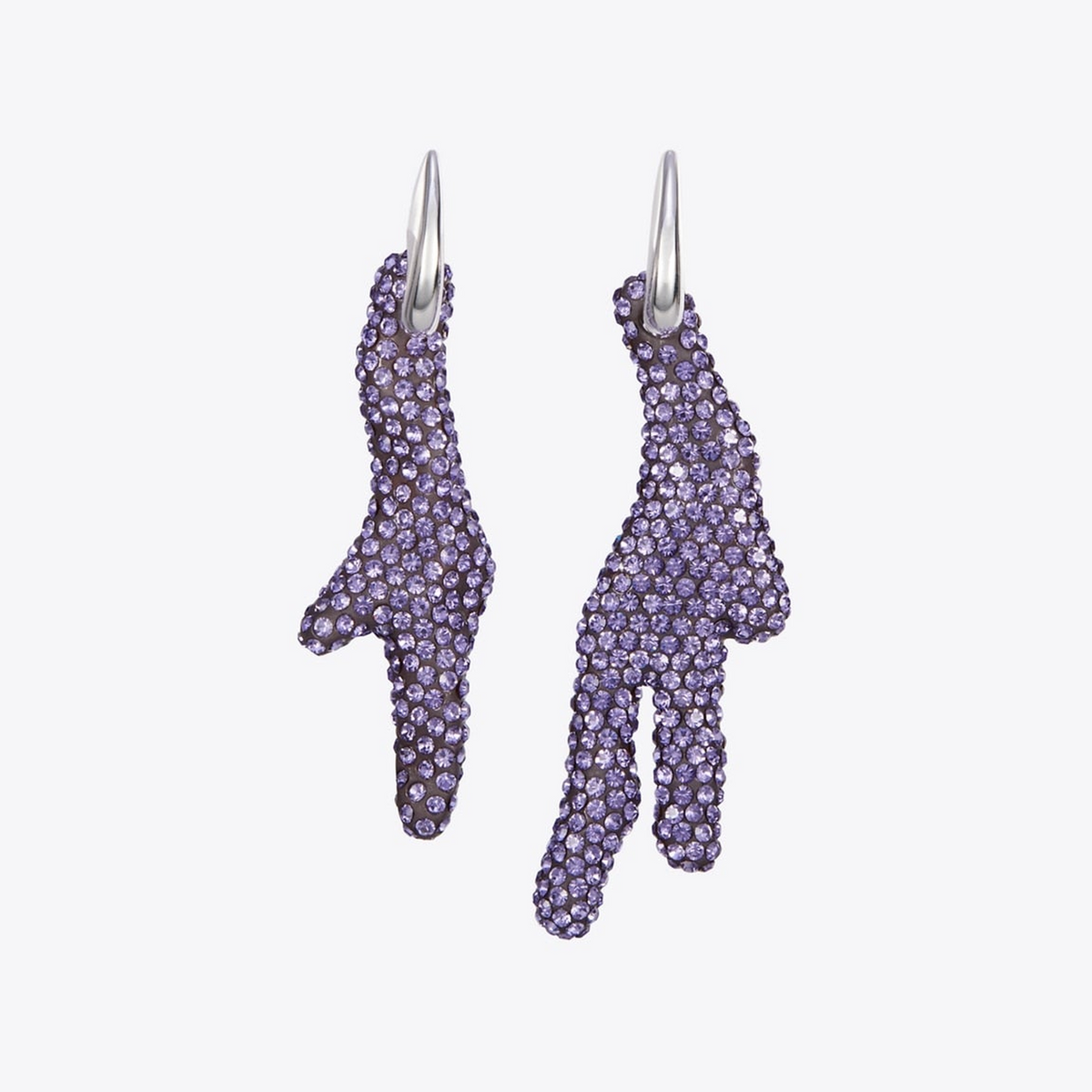 Curiosity Coral Hoop Earrings