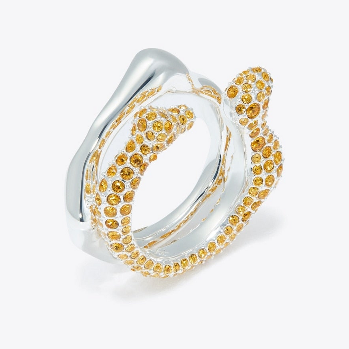 Curiosity Coral Ring Set