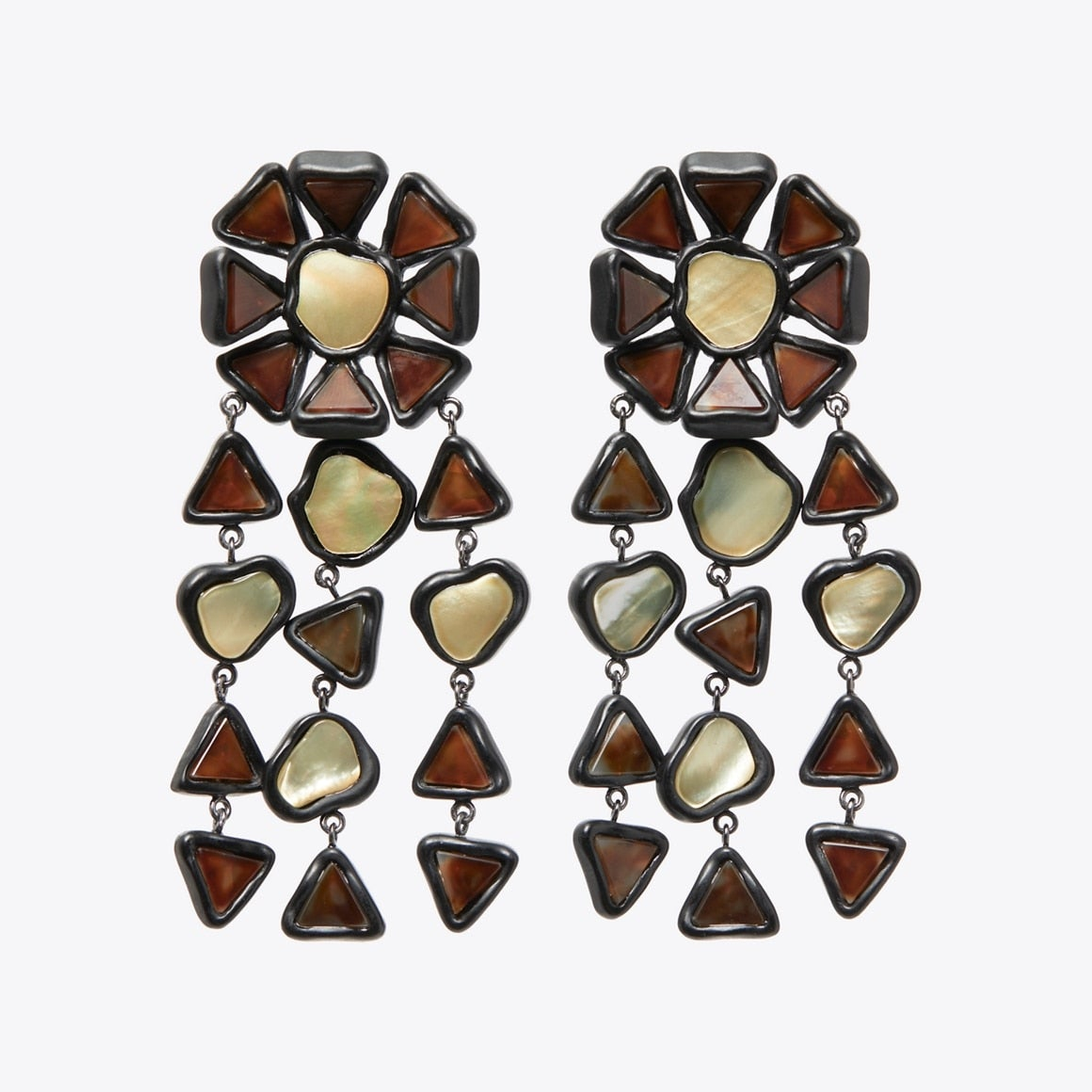 Curiosity Resin Chandelier Earrings