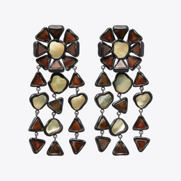 Curiosity Resin Chandelier Earrings
