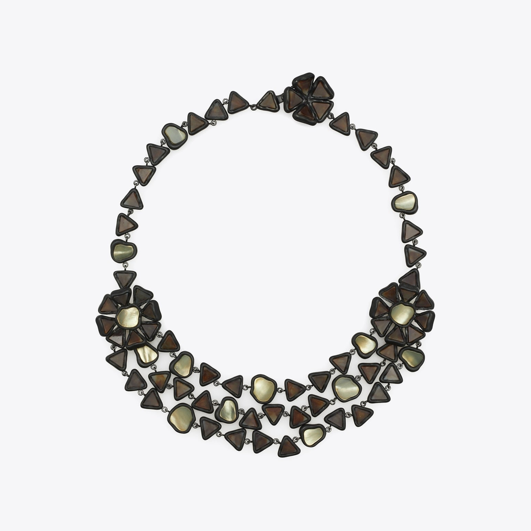 Curiosity Resin Triple Strand Necklace