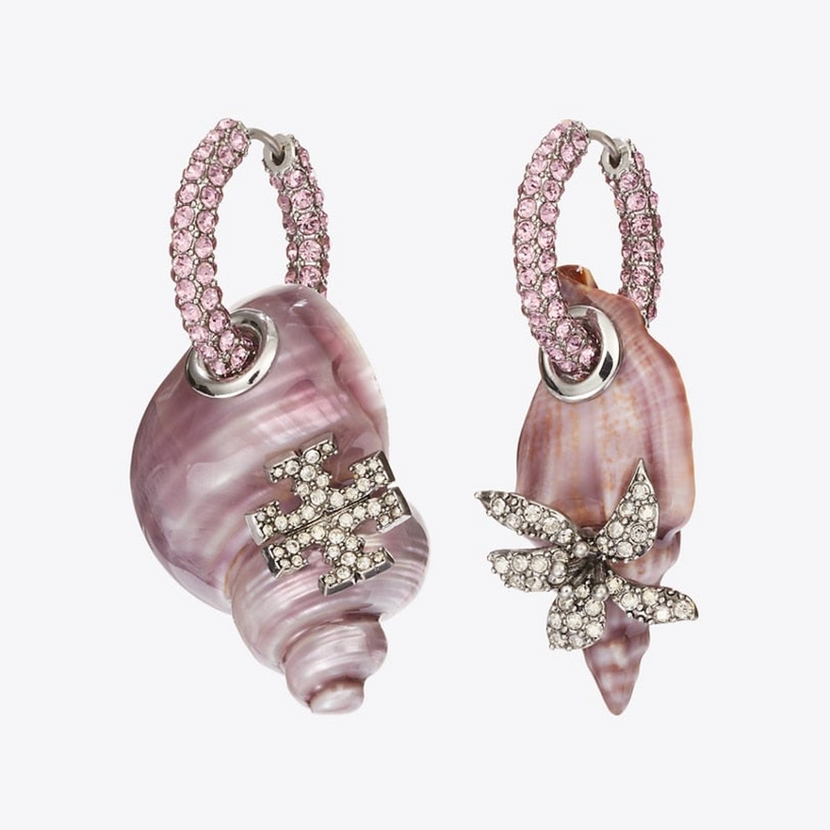 Curiosity Shell Hoop Earrings