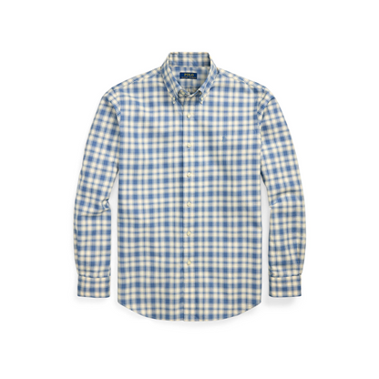 Custom Fit Plaid Oxford Shirt