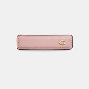 Signature Leather Barrette